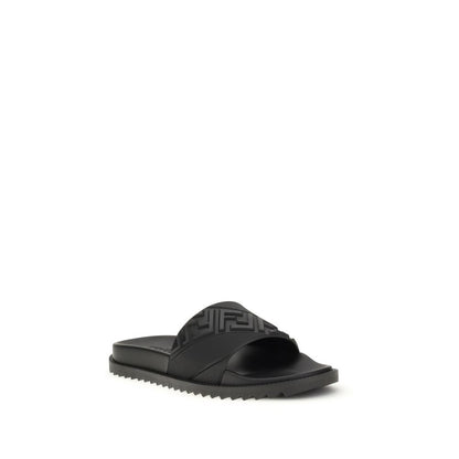Black Rubber Sandals