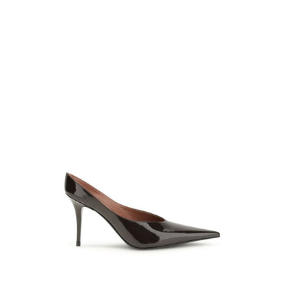 Brown Calf Leather Bos Taurus High Heel Pumps