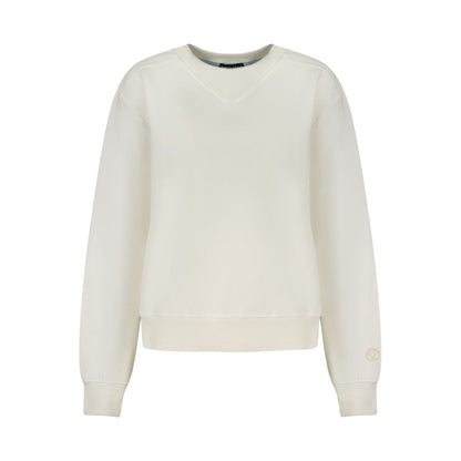 Bianco Cotton Women Sweatshirt