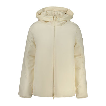White Polyester Women's Jacket