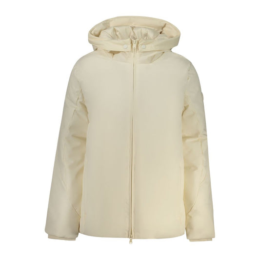 White Polyester Women's Jacket