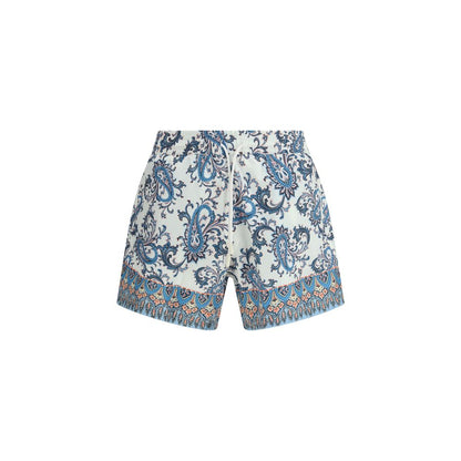 Multicolor Polyester Short And Mini Shorts
