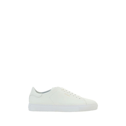 White Calf Leather Bos Taurus Low Top Sneakers