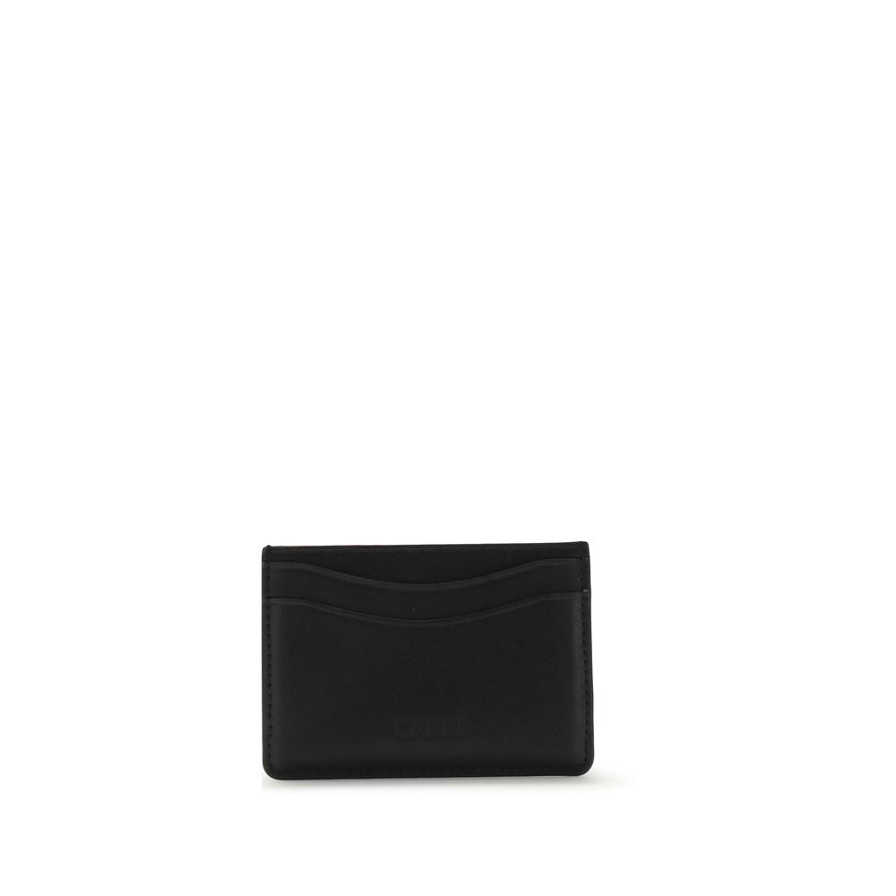 Black Recycled Leather Wallet