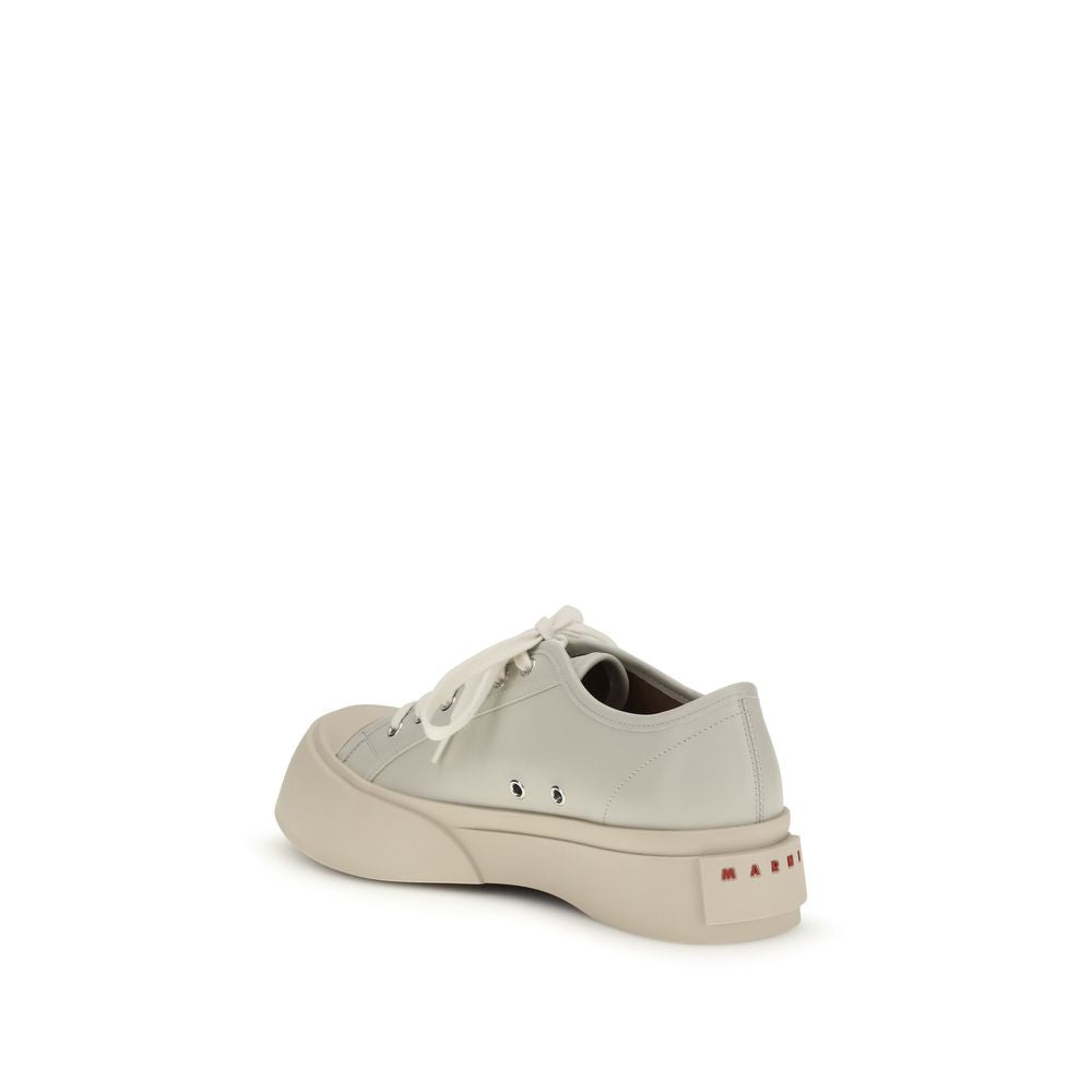 White Napa Leather / Calf Bos Taurus Sneakers