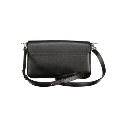 Black Leather Women Handbag