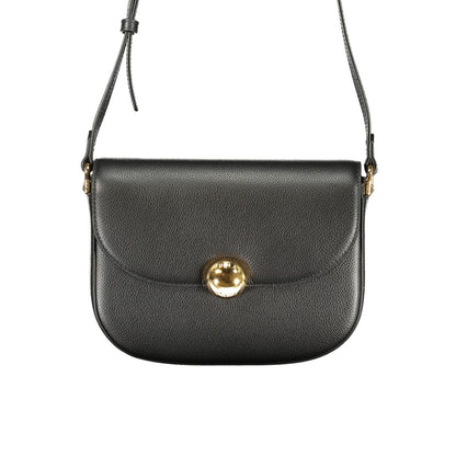 Black Leather Women Crossbody