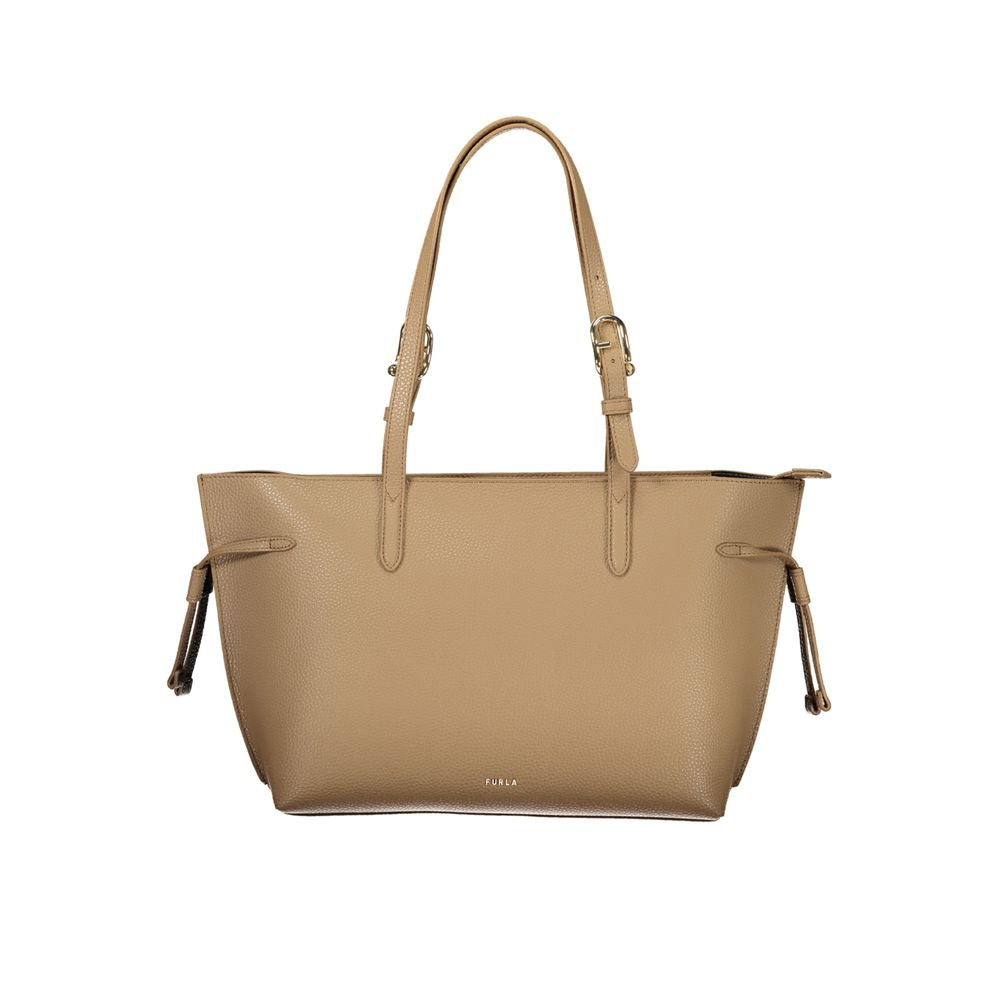 Marrone Leather Women Handbag