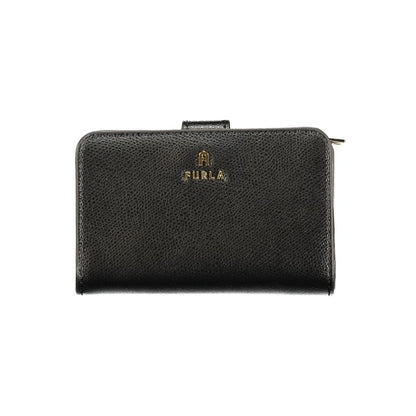 Black Leather Women Wallet