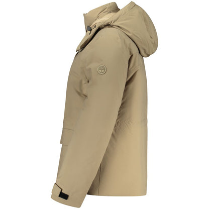 Marrone Polyester Women's Parka Jacket