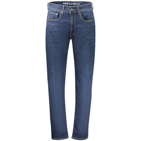Blue Cotton Men's Jeans