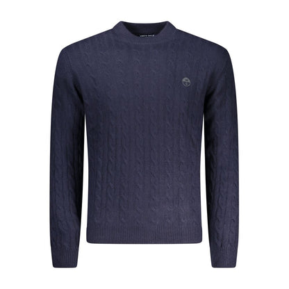 Blue Polyamide Men's Sweater