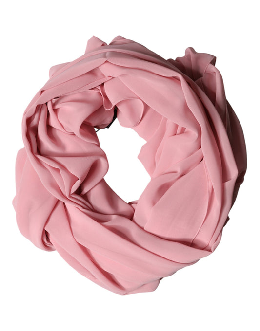 Pink Silk Stole Neck Wrap Shawl Men  Scarf