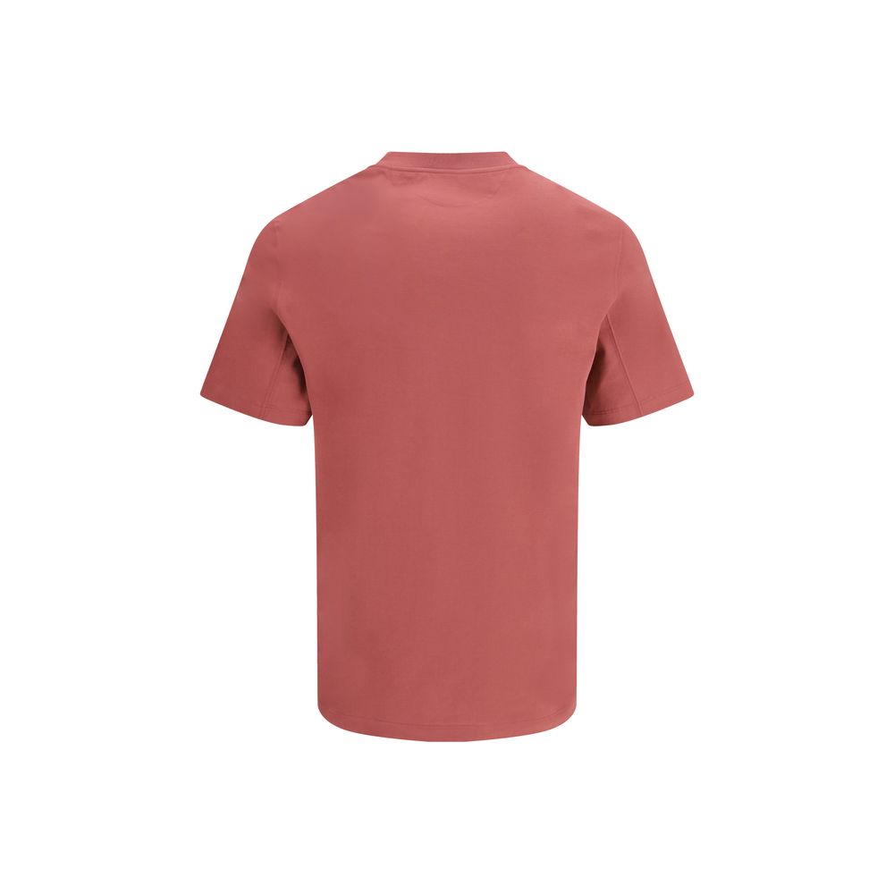Red Cotton Long Sleeve T-Shirt