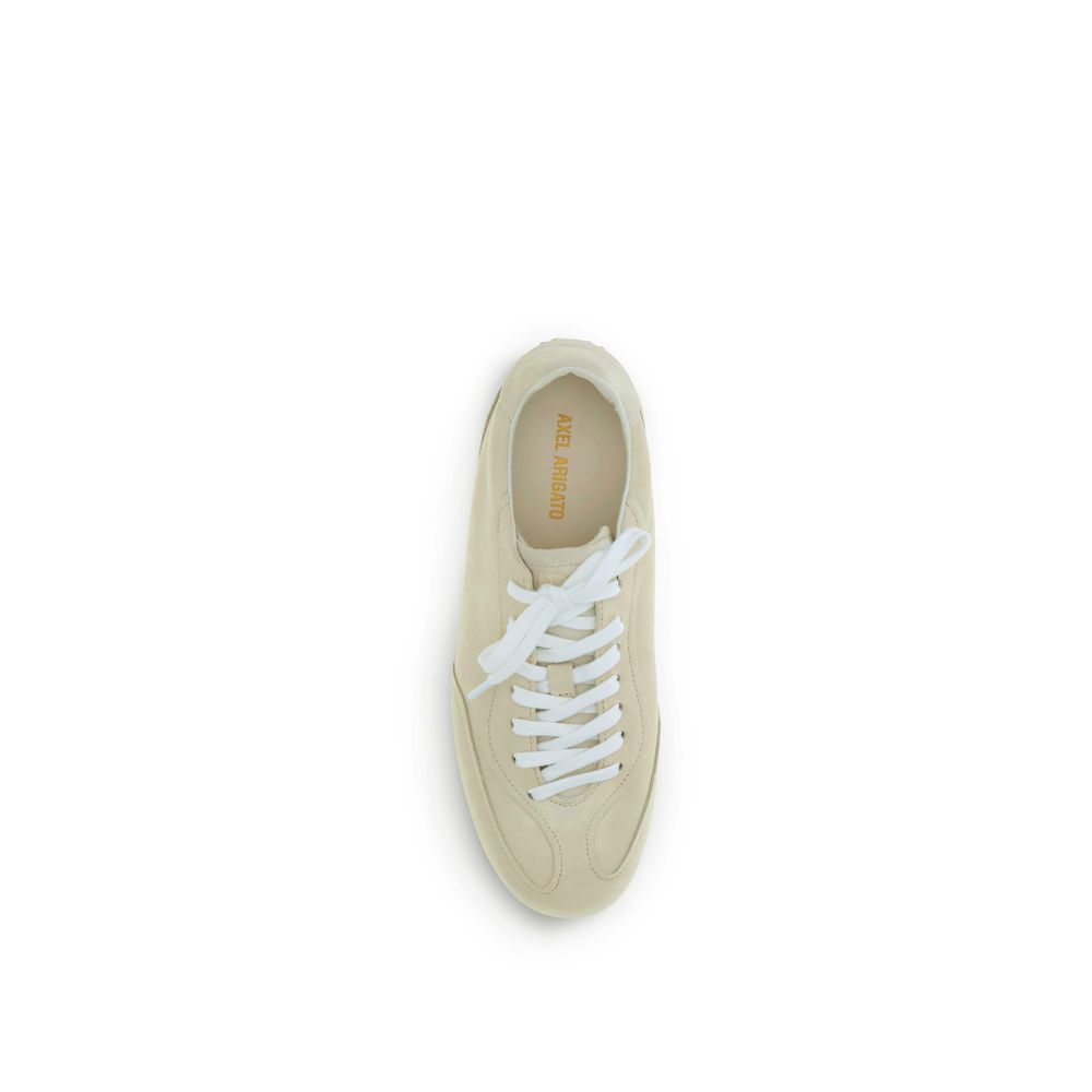 Beige Rubber Low Top Sneakers