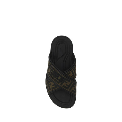 Black Rubber Slippers
