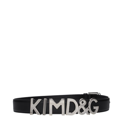 Black Leather Regular Belt