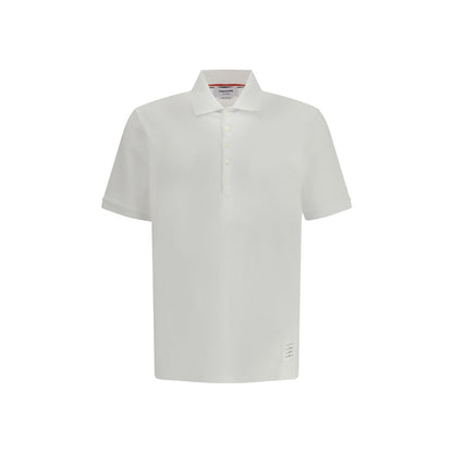 White Cotton Polo Shirt