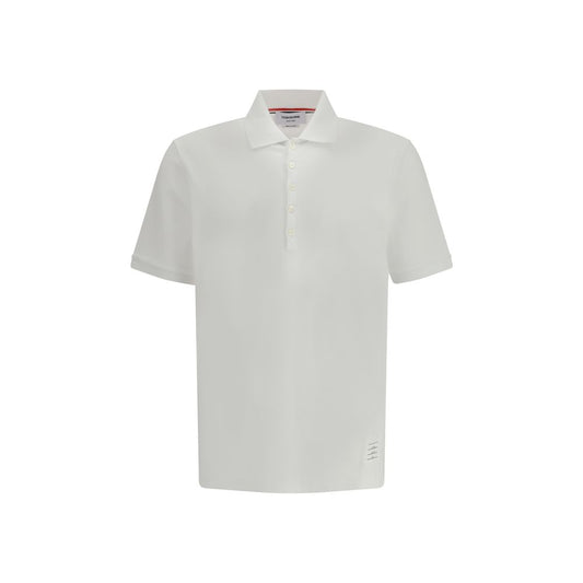 White Cotton Polo Shirt