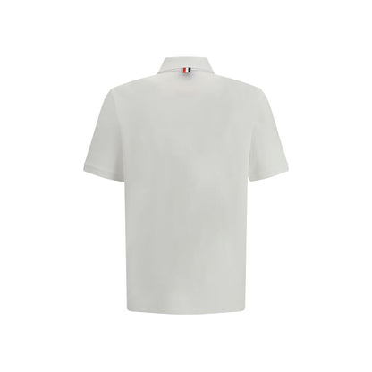 White Cotton Polo Shirt