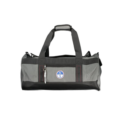Grigio Polyester Men's Duffle Bag