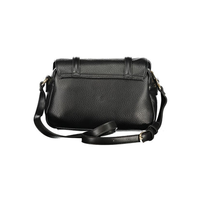 Nero Polyurethane Women Shoulder Bag