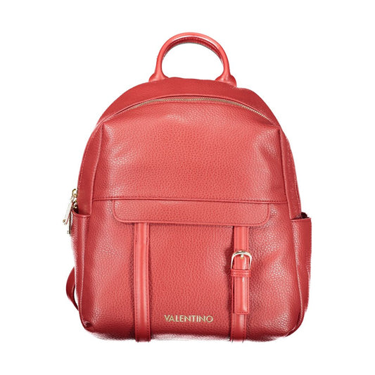 Rosso Polyurethane Women Backpack