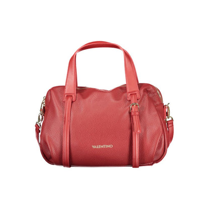 Rosso Polyurethane Women Handbag