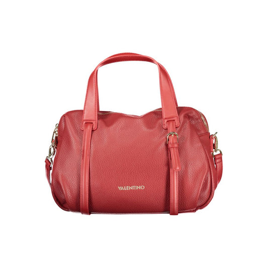 Rosso Polyurethane Women Handbag