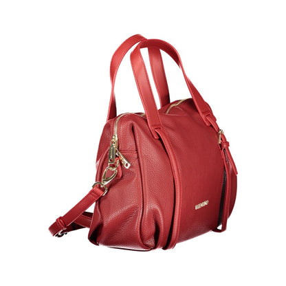 Rosso Polyurethane Women Handbag
