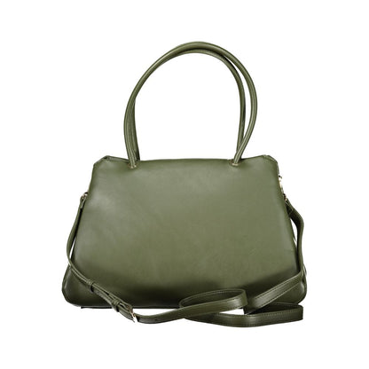 Verde Poliuretano Women Handbag