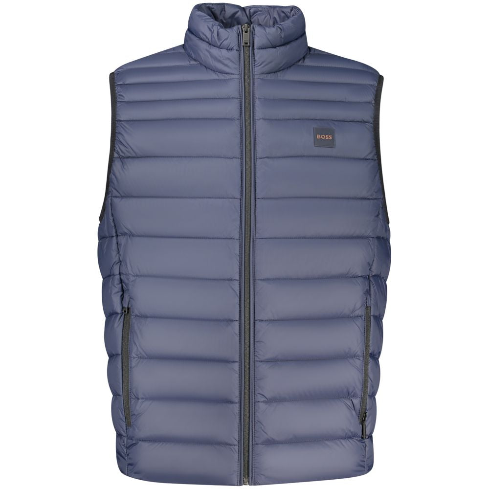 Blu Poliammide Men Jacket