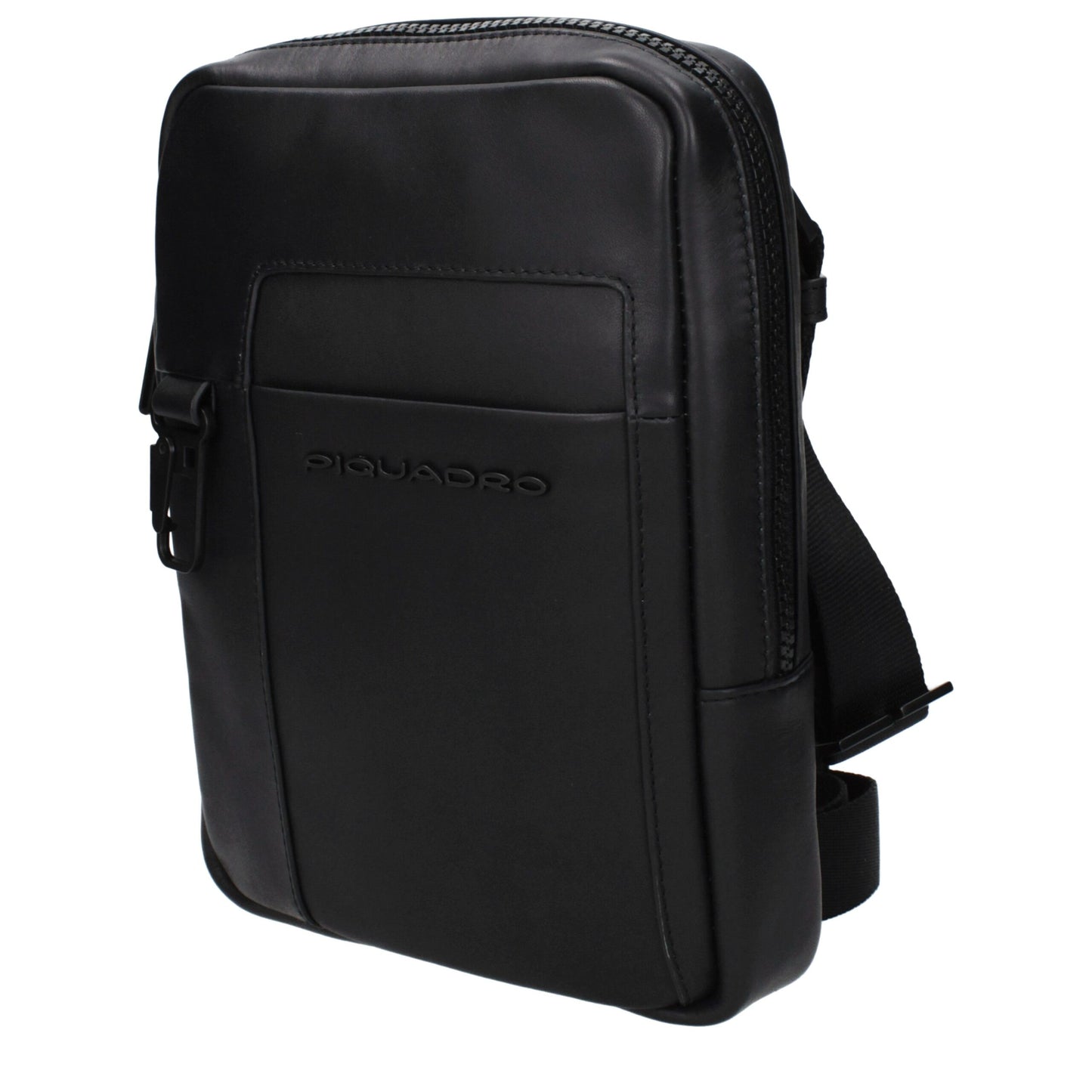 Black Leather Crossbody Bag