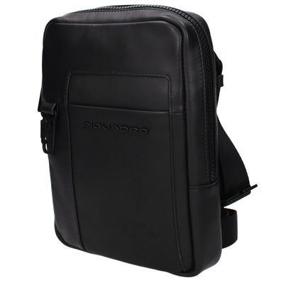 Black Leather Crossbody Bag