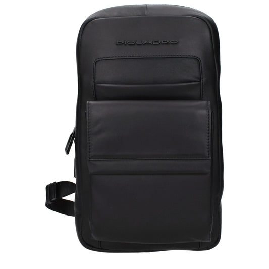 Black Leather Backpack